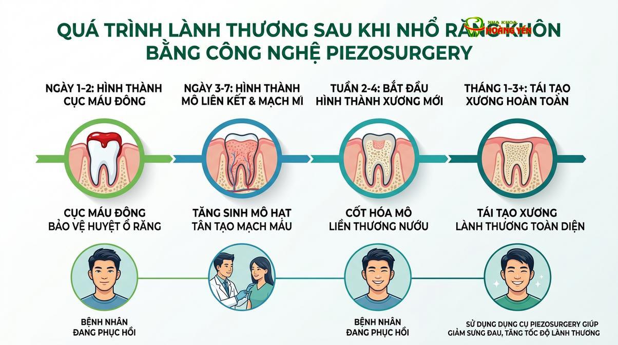 Quá trình lành thương huyệt ổ răng diễn ra thuận lợi hơn nhờ kỹ thuật bảo tồn mô mềm
