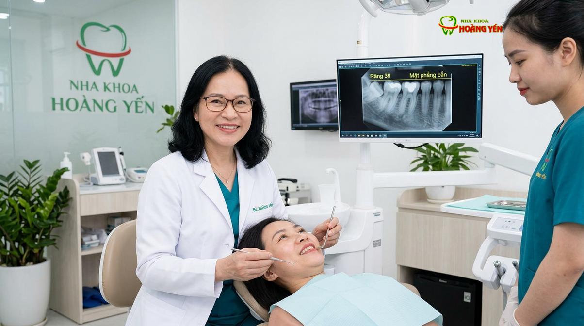 BS. Nguyễn Thị Hoàng Yến tư vấn nhổ răng khôn tại Nha Khoa Hoàng Yến
