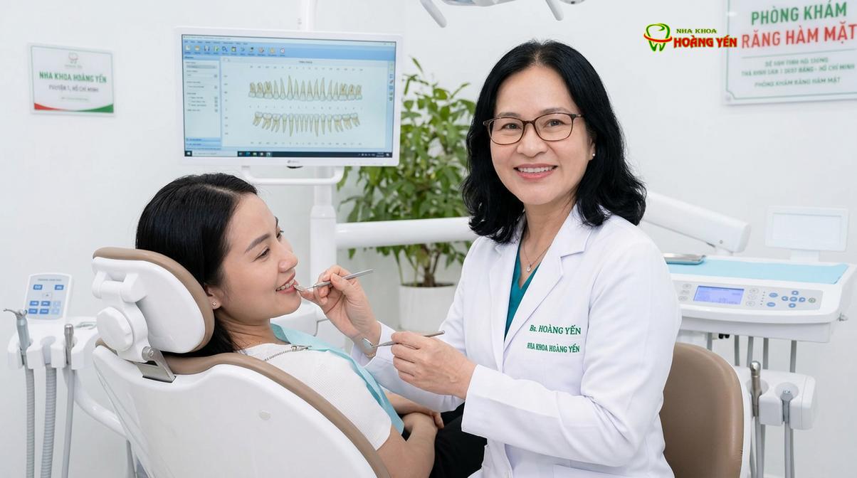 BS. Nguyễn Thị Hoàng Yến tư vấn nhổ răng khôn tại Nha Khoa Hoàng Yến