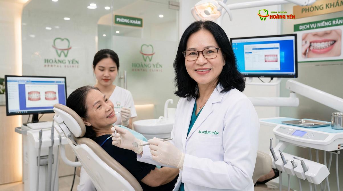 BS. Nguyễn Thị Hoàng Yến tư vấn nhổ răng khôn tại Nha Khoa Hoàng Yến