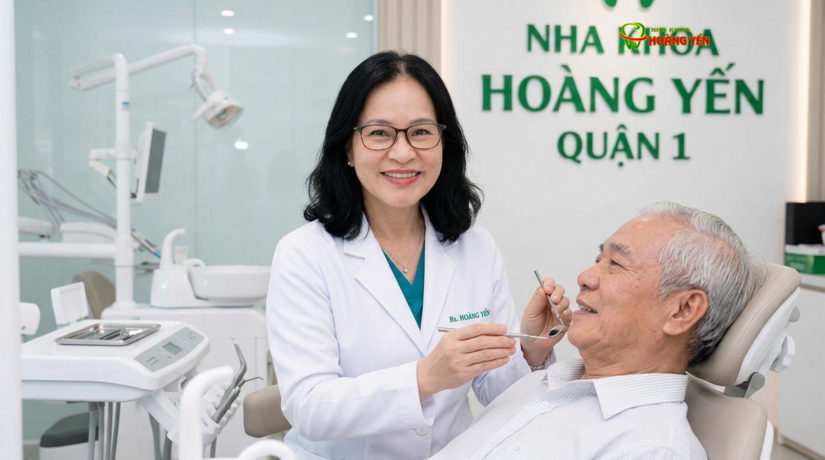 BS. Nguyễn Thị Hoàng Yến tư vấn niềng răng tại Nha Khoa Hoàng Yến