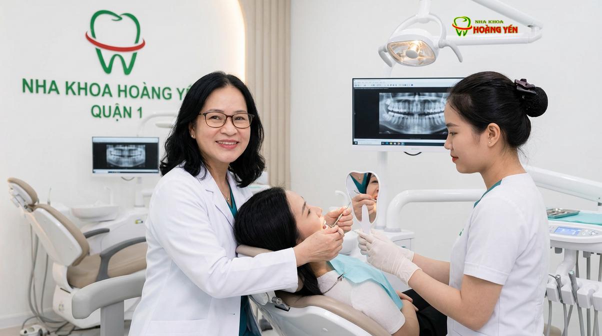 BS. Nguyễn Thị Hoàng Yến tư vấn phác đồ điều trị chỉnh nha tại Nha Khoa Hoàng Yến