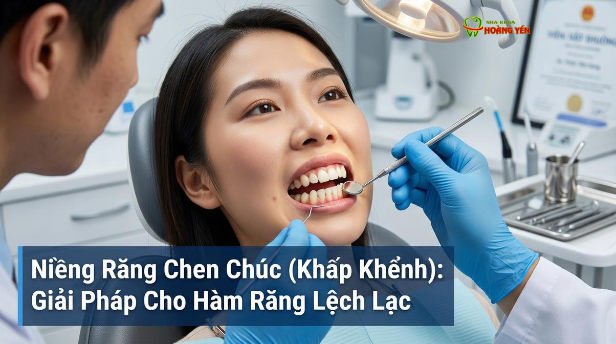Tình trạng răng mọc chen chúc gây ảnh hưởng lớn đến thẩm mỹ và chức năng ăn nhai.