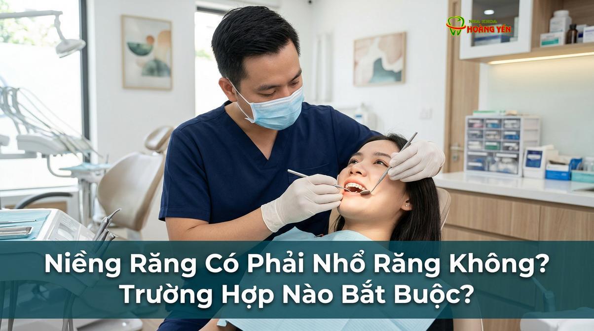 Bác sĩ chỉnh nha thăm khám lâm sàng để đánh giá mức độ sai lệch khớp cắn và nhu cầu khoảng trống trên cung hàm.