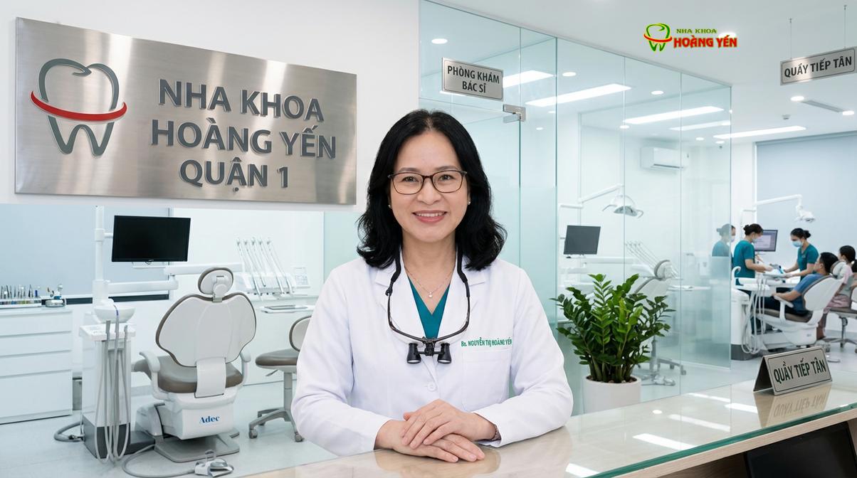 BS. Nguyễn Thị Hoàng Yến tư vấn niềng răng tại Nha Khoa Hoàng Yến