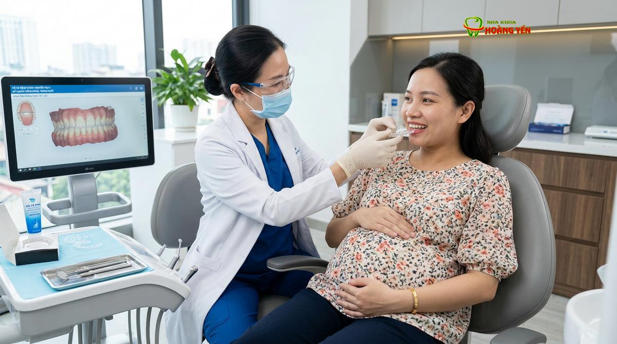Khay niềng trong suốt là lựa chọn được nhiều mẹ bầu ưu tiên nhờ tính tháo lắp tiện lợi và dễ vệ sinh.