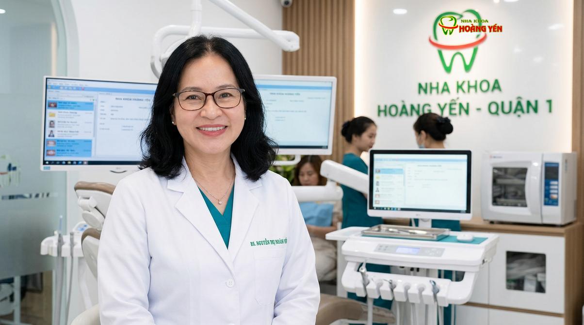BS. Nguyễn Thị Hoàng Yến tư vấn chỉnh nha tại Nha Khoa Hoàng Yến
