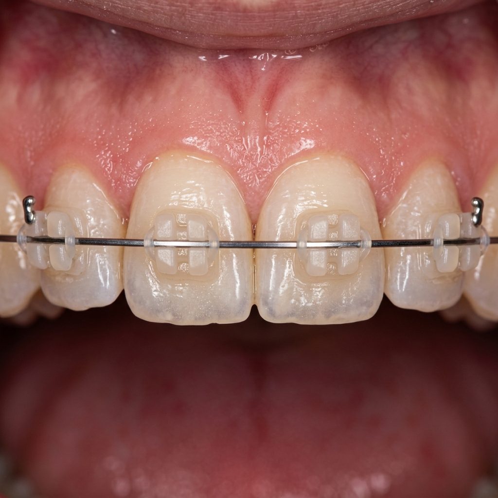 Niềng răng mắc cài sứ