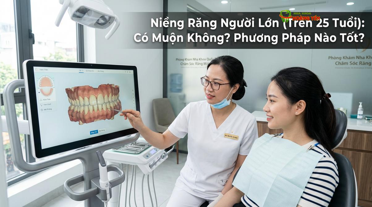 Thăm khám và tư vấn phác đồ chỉnh nha chuyên sâu cho người trưởng thành.