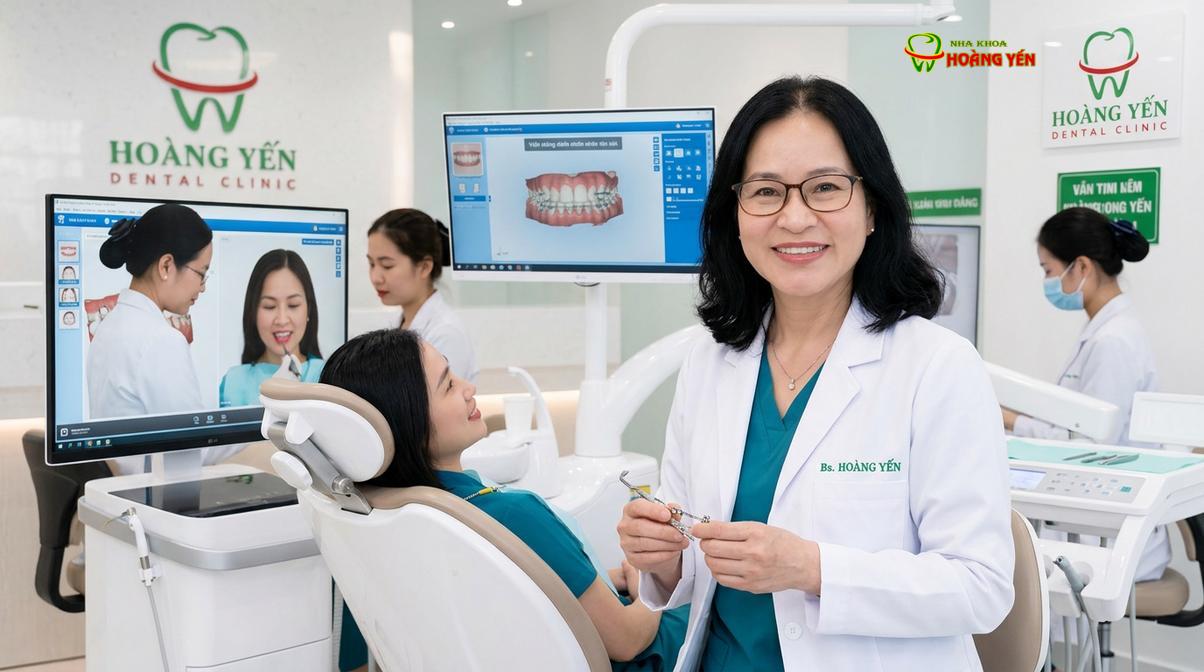 BS. Nguyễn Thị Hoàng Yến tư vấn chỉnh nha tại Nha Khoa Hoàng Yến