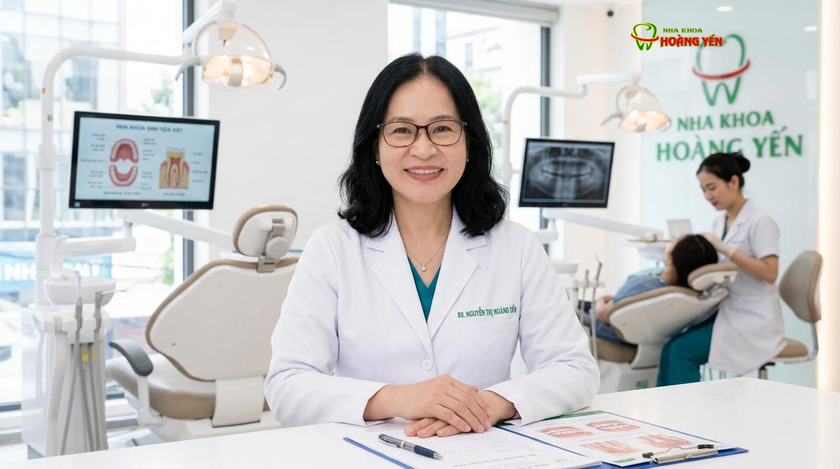 BS. Nguyễn Thị Hoàng Yến tư vấn chuyên sâu tại Nha Khoa Hoàng Yến