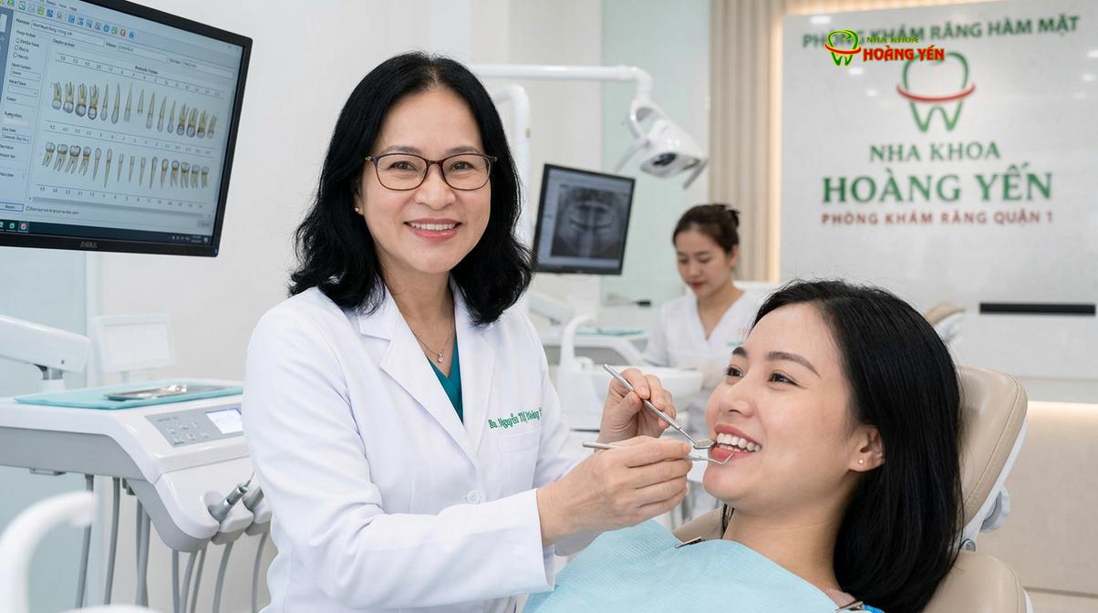 BS. Nguyễn Thị Hoàng Yến tư vấn nhổ răng khôn tại Nha Khoa Hoàng Yến