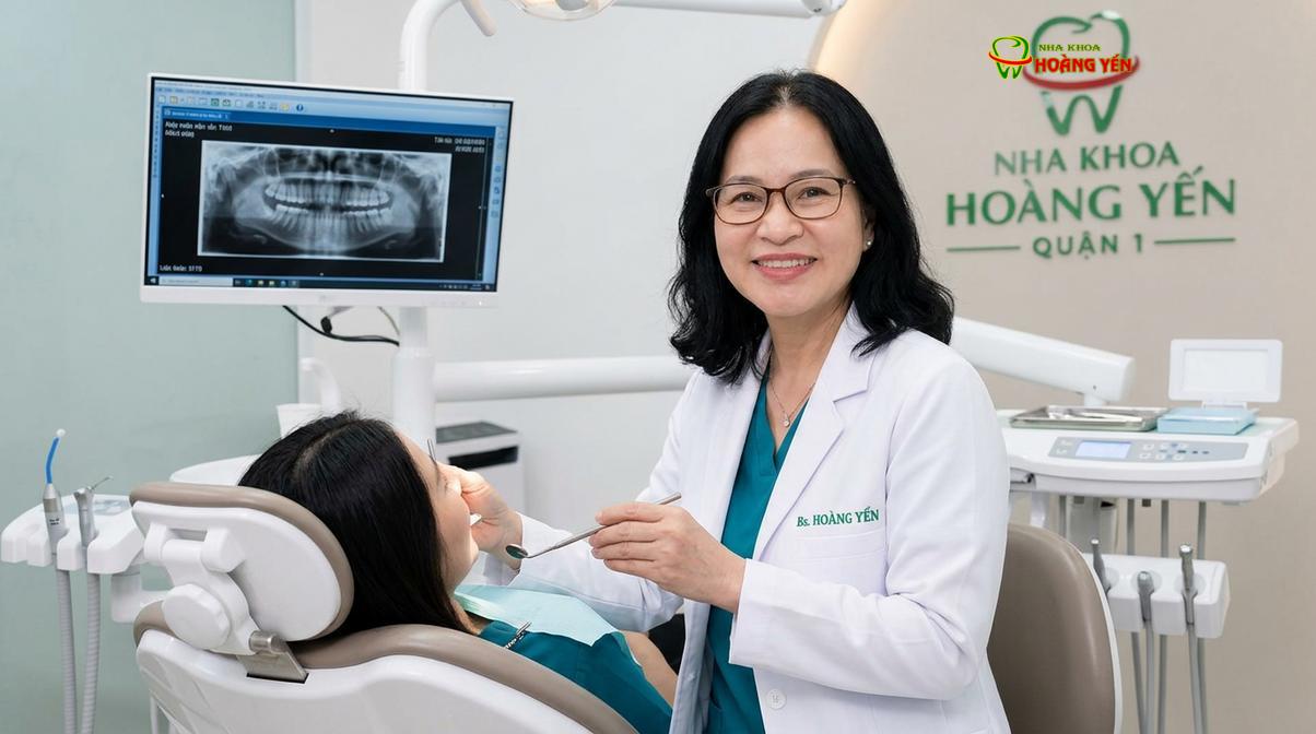 BS. Nguyễn Thị Hoàng Yến tư vấn nhổ răng khôn tại Nha Khoa Hoàng Yến