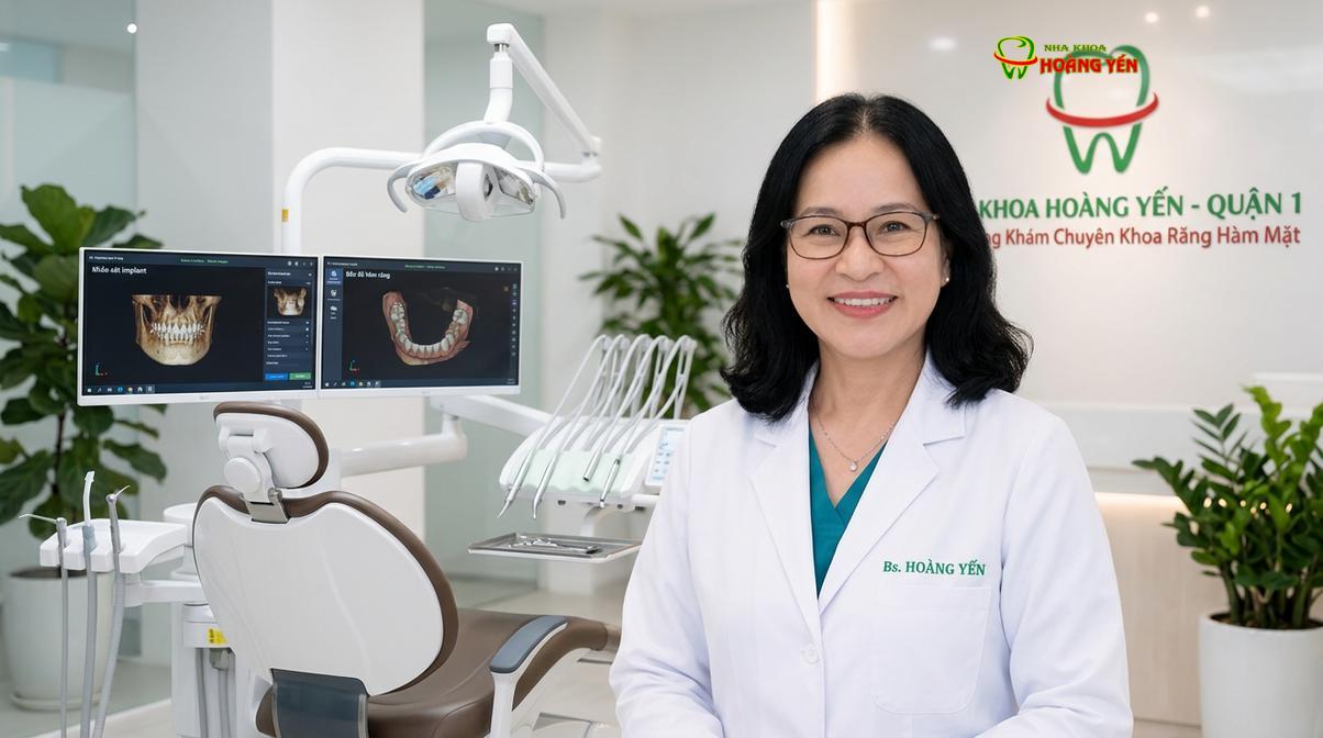 BS. Nguyễn Thị Hoàng Yến tư vấn nhổ răng khôn tại Nha Khoa Hoàng Yến
