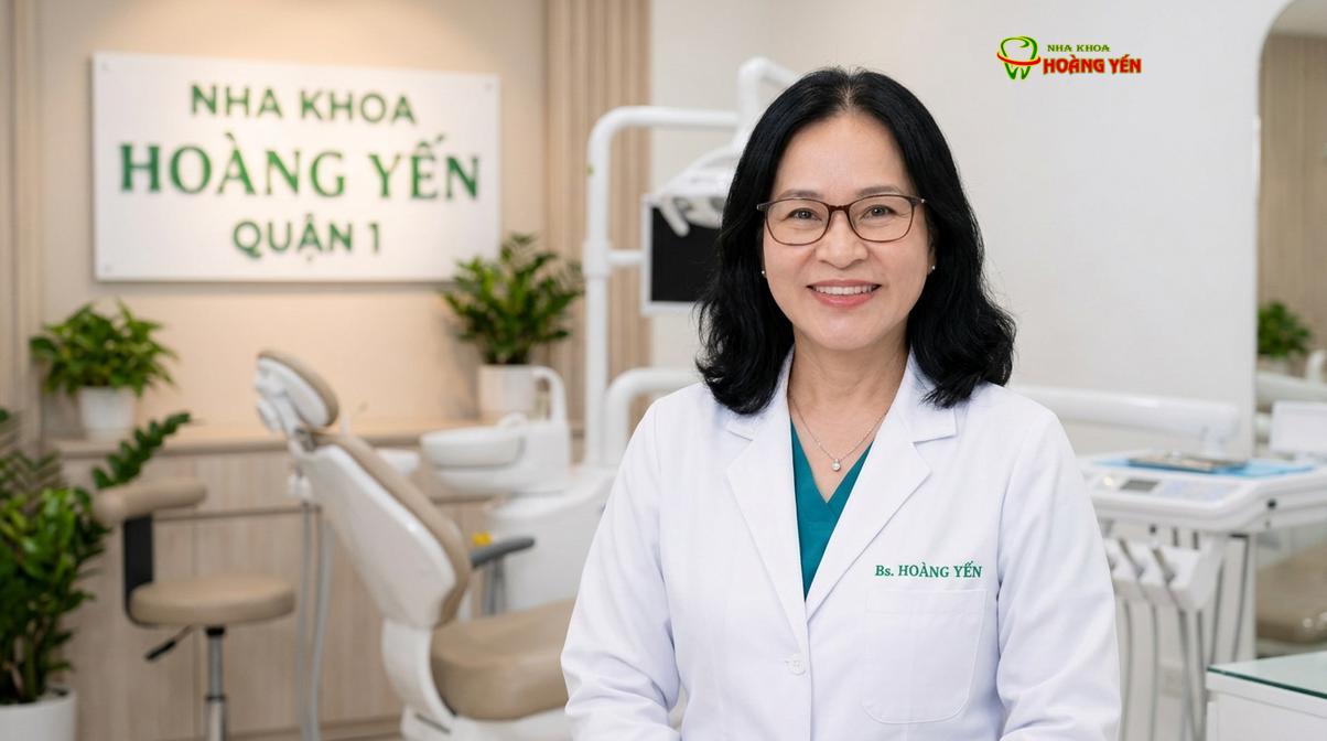 BS. Nguyễn Thị Hoàng Yến tư vấn nhổ răng khôn tại Nha Khoa Hoàng Yến