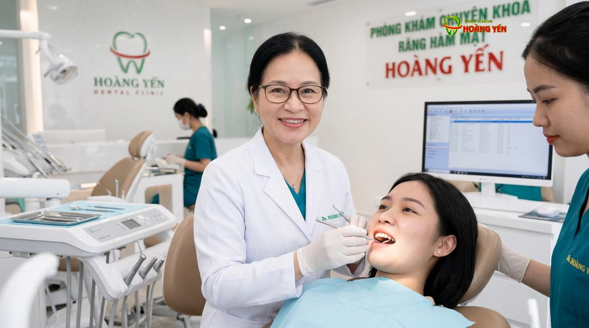 BS. Nguyễn Thị Hoàng Yến tư vấn nhổ răng khôn tại Nha Khoa Hoàng Yến