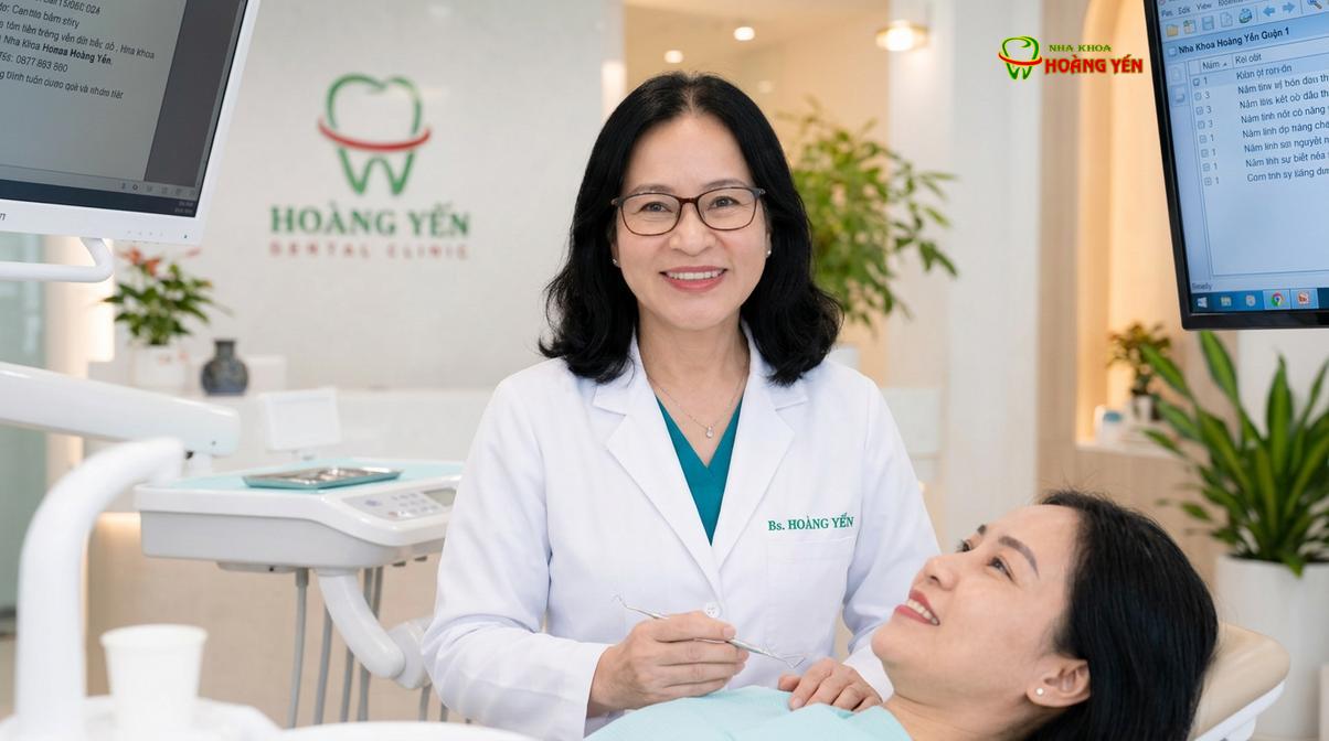 BS. Nguyễn Thị Hoàng Yến tư vấn phác đồ chỉnh nha tại Nha Khoa Hoàng Yến