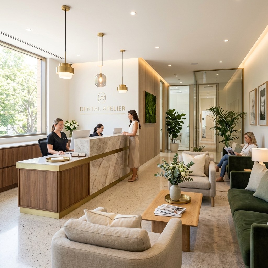 Sảnh tiếp đón Nha Khoa Hoàng Yến Quận 1