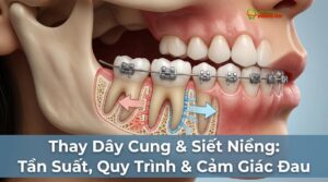 Thay Dây Cung & Siết Niềng Răng: Tần Suất, Quy Trình & Cảm Giác Đau