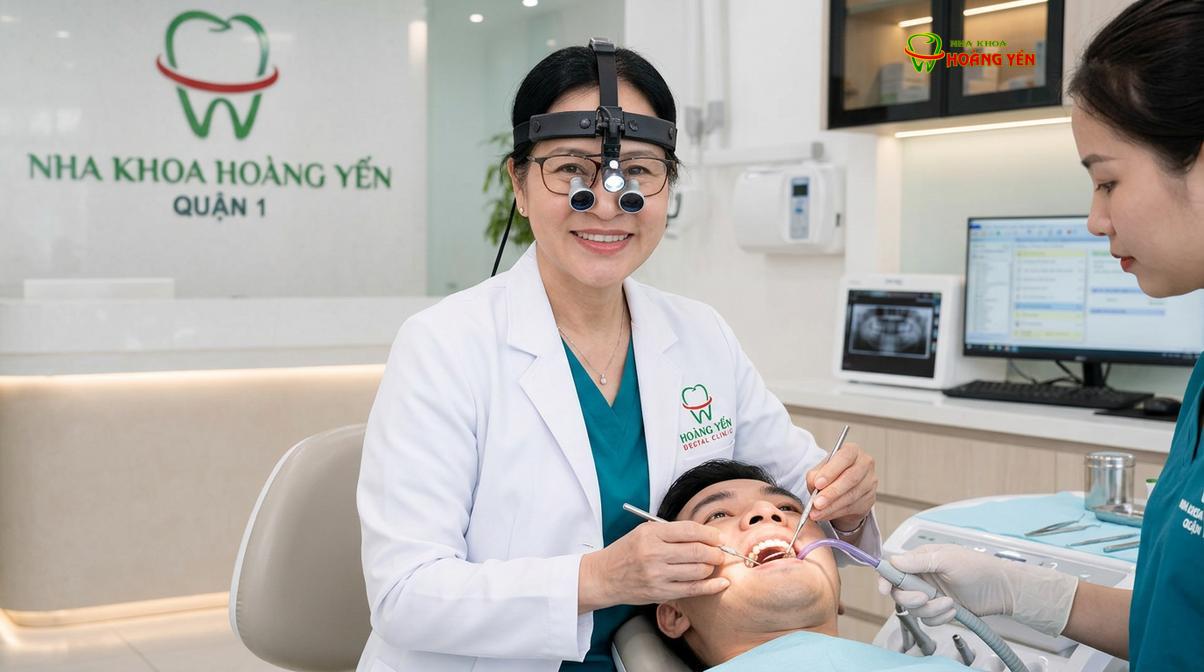 BS. Nguyễn Thị Hoàng Yến tư vấn niềng răng tại Nha Khoa Hoàng Yến