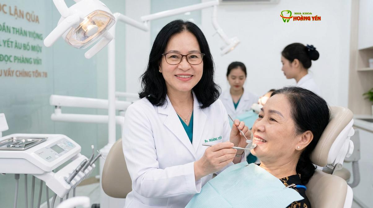 BS. Nguyễn Thị Hoàng Yến tư vấn niềng răng tại Nha Khoa Hoàng Yến