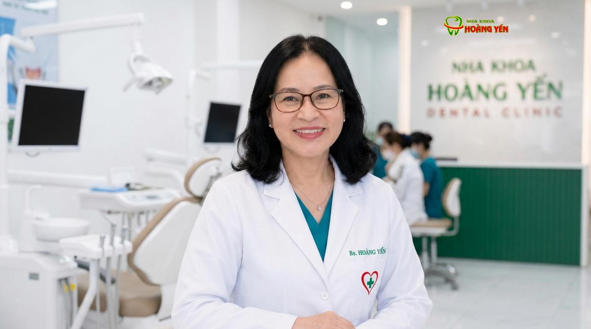 BS. Nguyễn Thị Hoàng Yến tư vấn chuyên môn tại Nha Khoa Hoàng Yến
