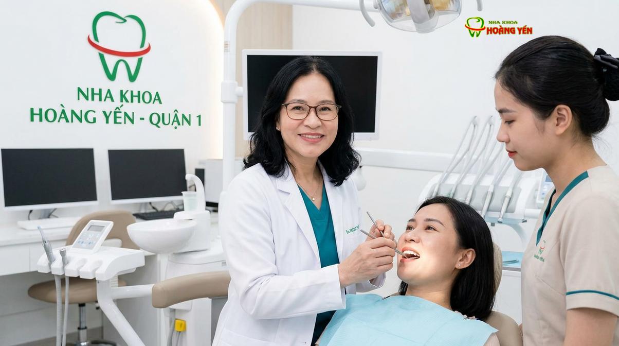 BS. Nguyễn Thị Hoàng Yến tư vấn niềng răng tại Nha Khoa Hoàng Yến