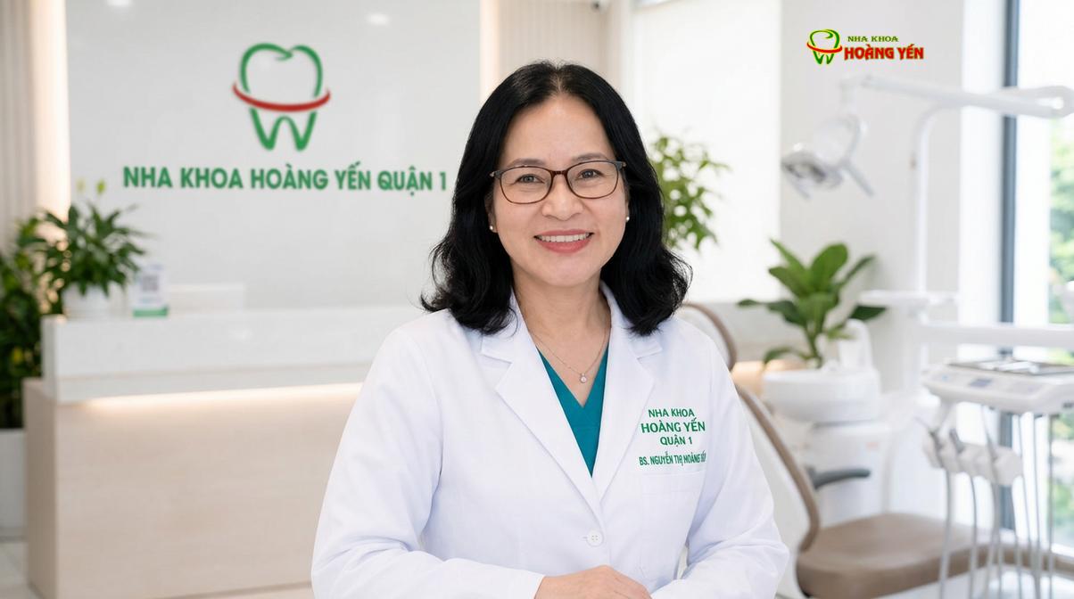 BS. Nguyễn Thị Hoàng Yến tư vấn niềng răng tại Nha Khoa Hoàng Yến