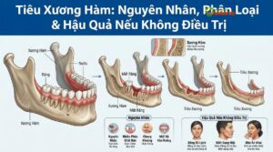 Visual illustration of tiêu xương hàm