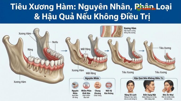 Tiêu Xương Hàm: Nguyên Nhân, Phân Loại & Hậu Quả Nếu Không Điều Trị