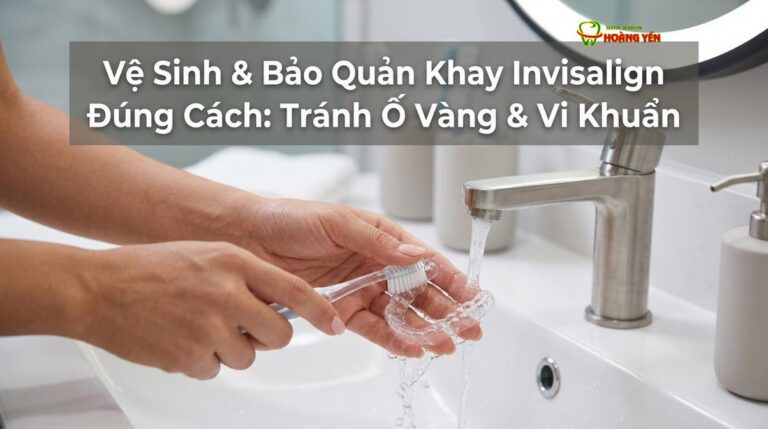 Vệ Sinh & Bảo Quản Khay Invisalign Đúng Cách: Tránh Ố Vàng & Vi Khuẩn