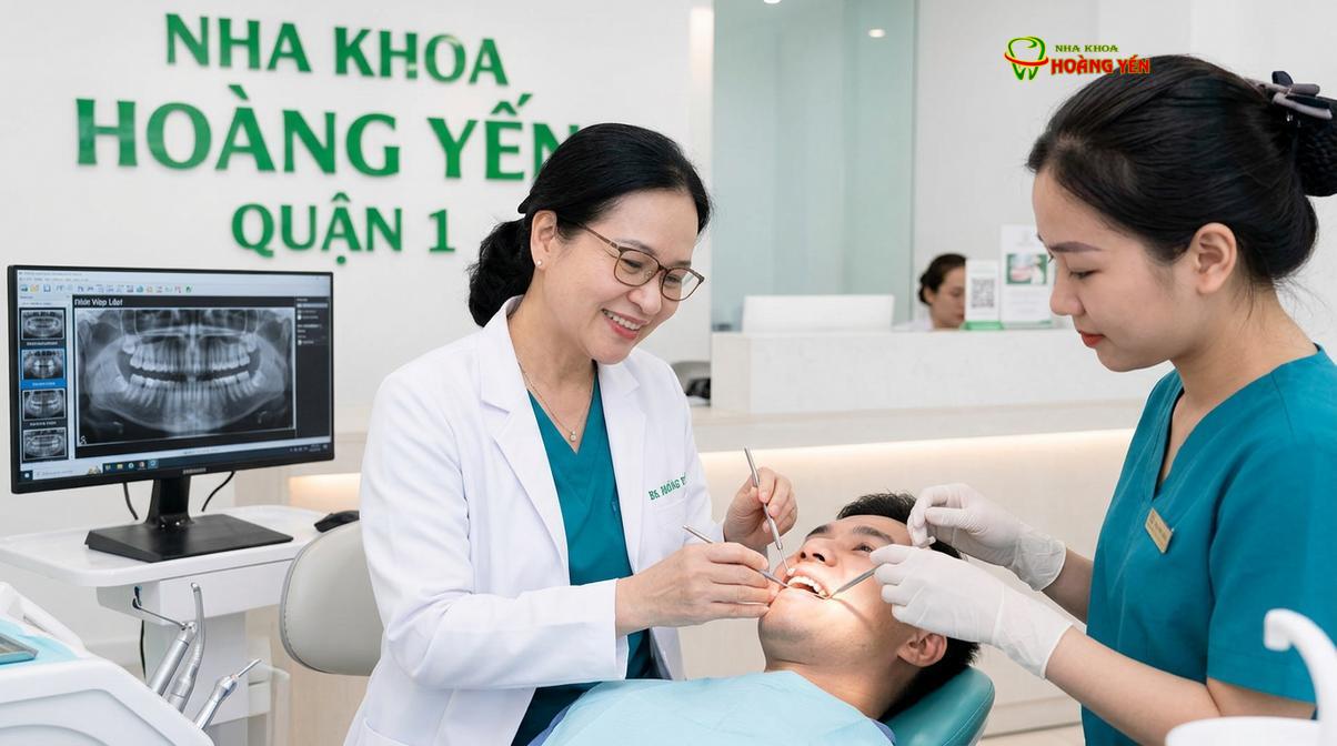 BS. Nguyễn Thị Hoàng Yến tư vấn niềng răng tại Nha Khoa Hoàng Yến