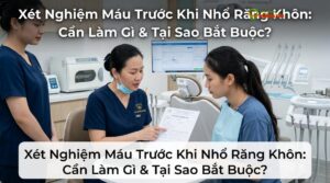 Visual illustration of xét nghiệm máu trước nhổ răng khôn