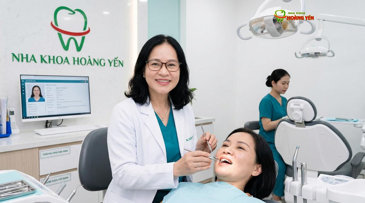 BS. Nguyễn Thị Hoàng Yến tư vấn nhổ răng khôn tại Nha Khoa Hoàng Yến